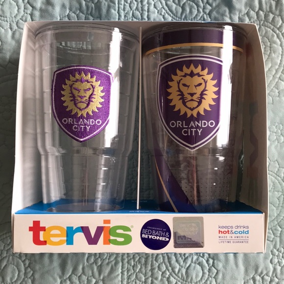 Orlando City Soccer Tervis set - Picture 1 of 3